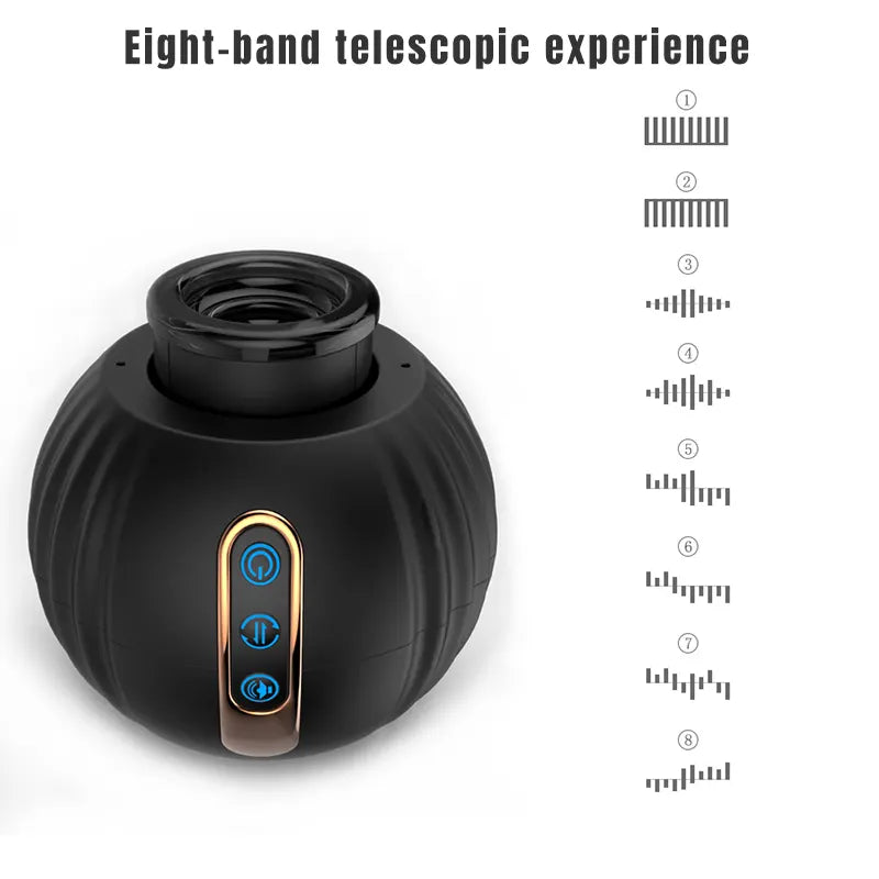 Retractable Suction Male Pumpkin Masturbator Cup