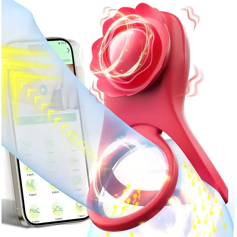 App-Connected Vibrating Couples Ring