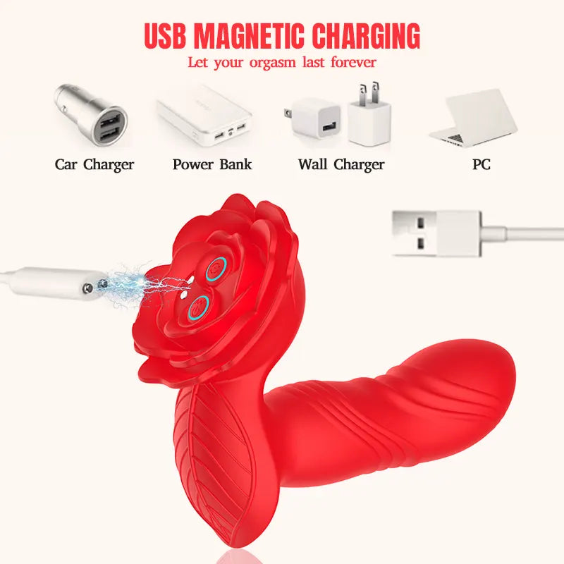 Dual Action Smart App-Controlled Vibrator