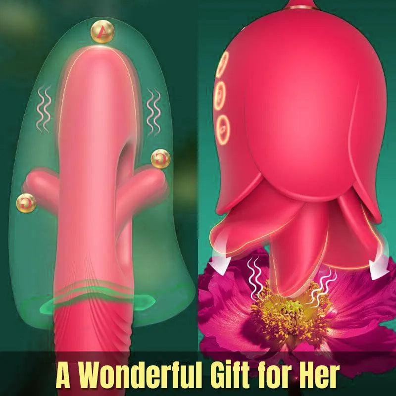 Rose Licking Vibrator | 10 Modes
