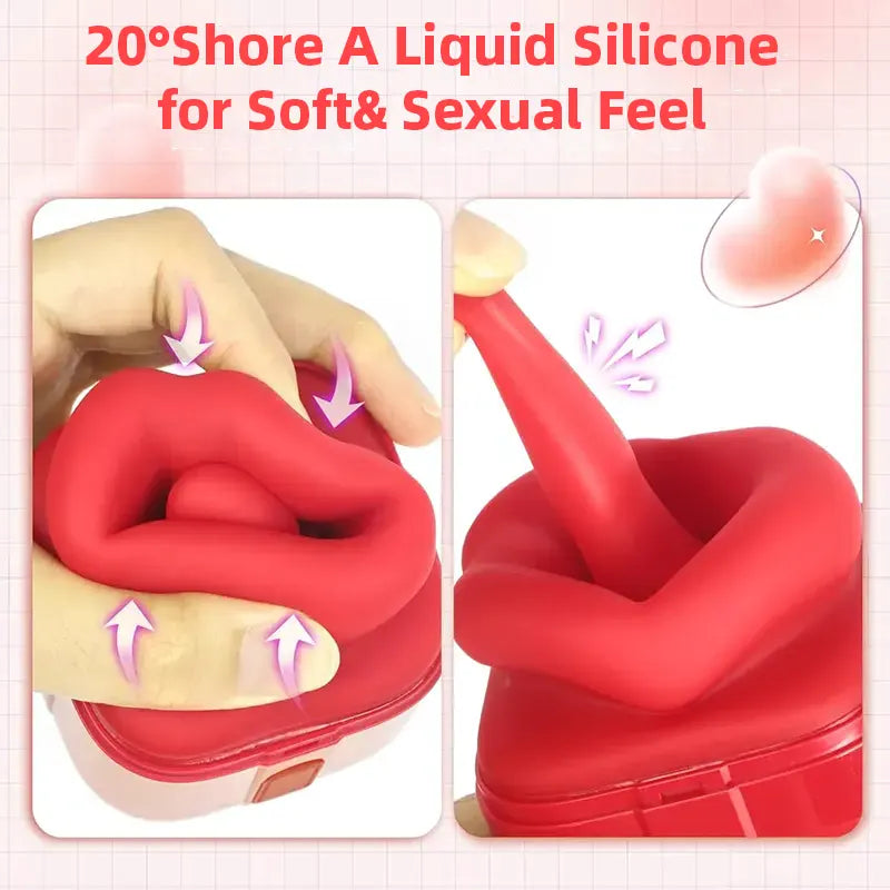 Gift Box Clit Sucker Tongue Vibrator