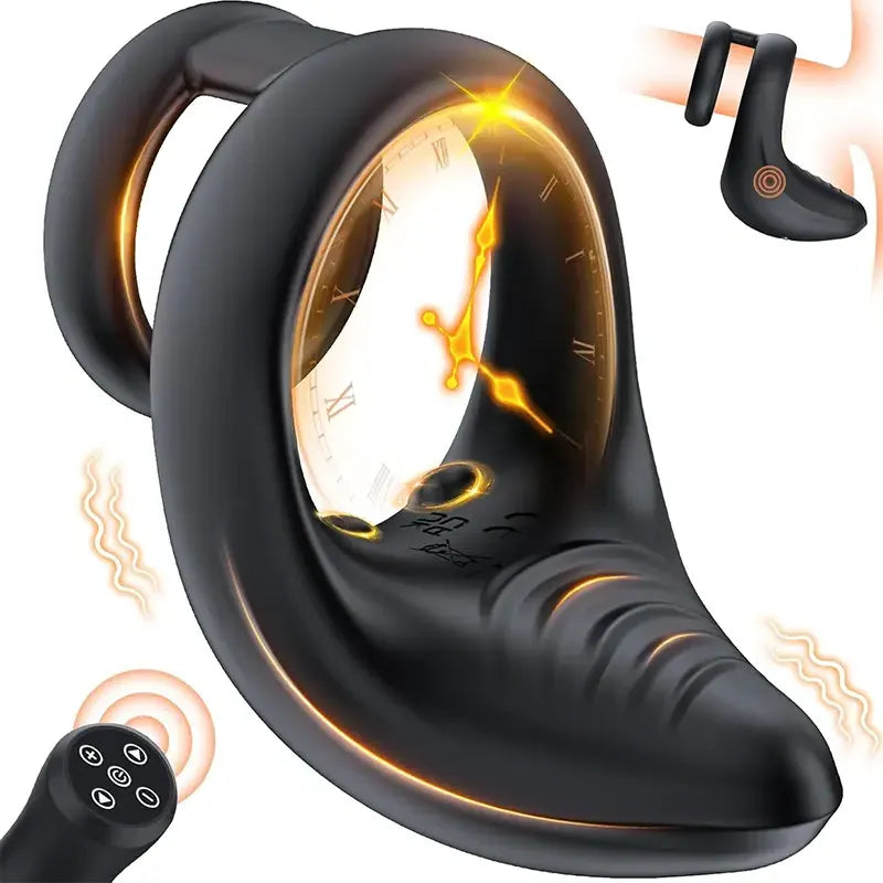 Remote-Control Taint Vibrating Cock Ring