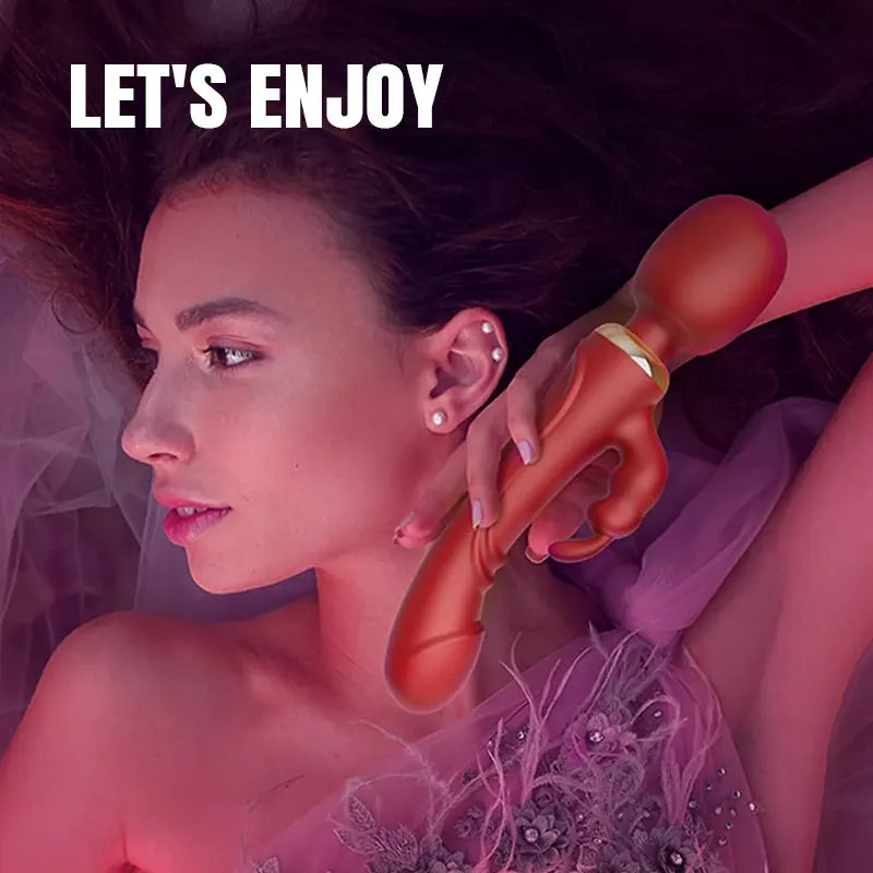3-in-1 Rabbit Dual Head G-Spot Vibrator