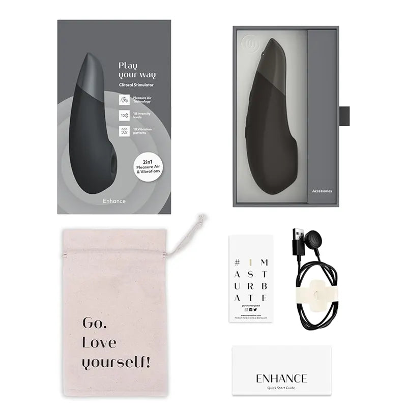 Black Clitoral Air Suction Vibrator