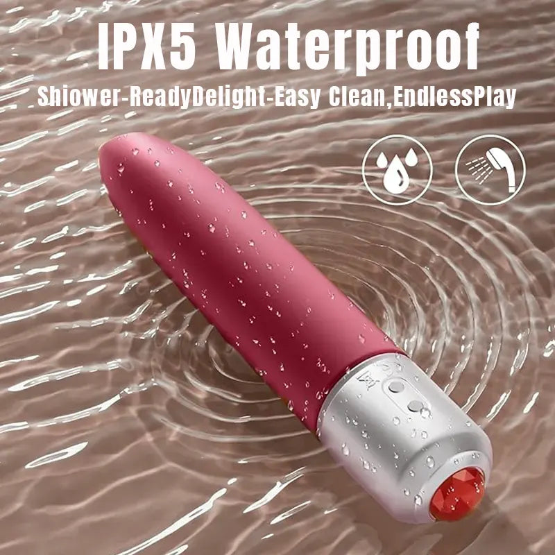 Lipstick Bullet Vibrator with 10 Modes