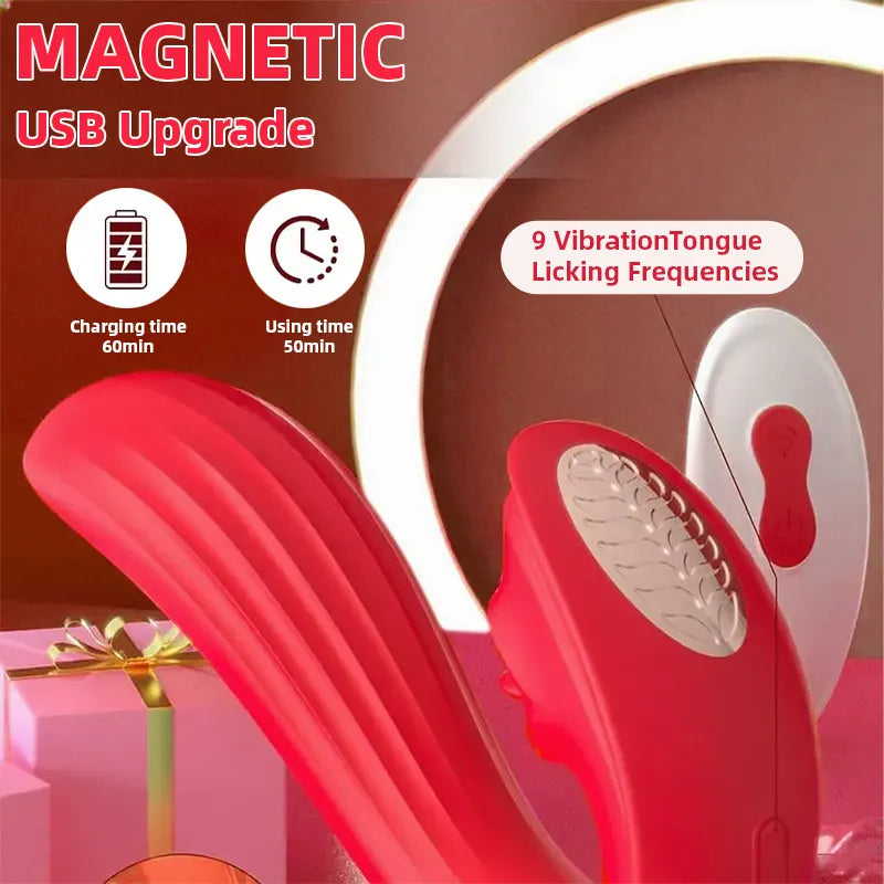 Remote Tongue Vibrator for Women