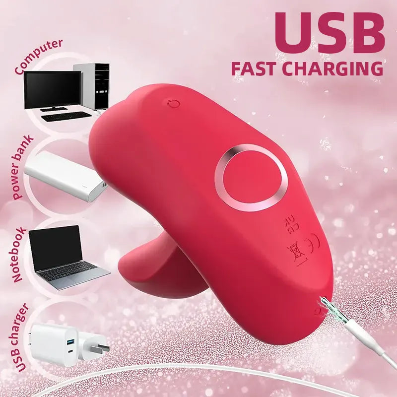 Butterfly Tongue Vibrator with App