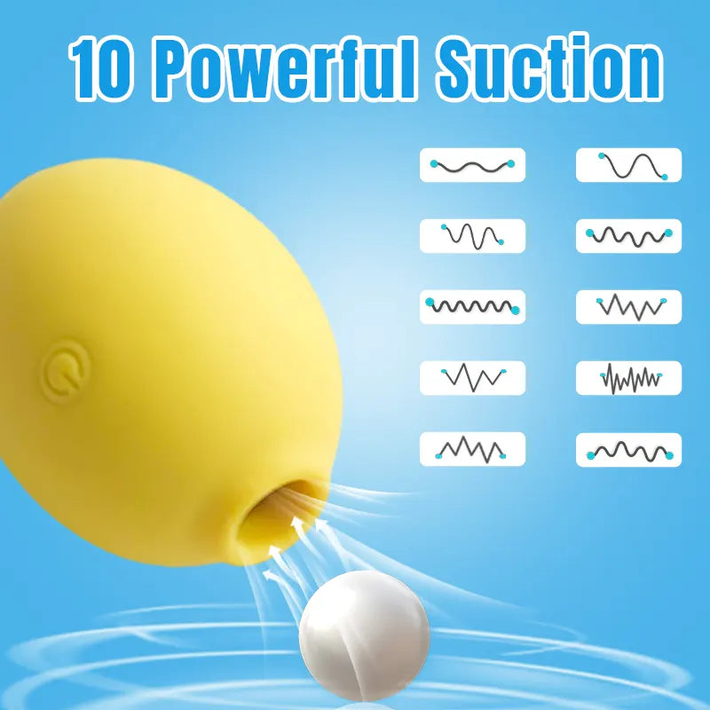 Little Lemon Suction Vibrator
