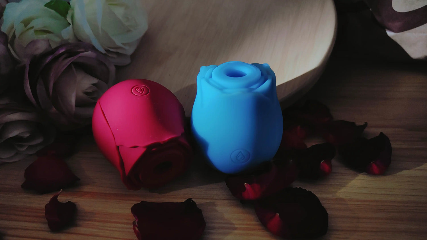 Two beautiful rose toys