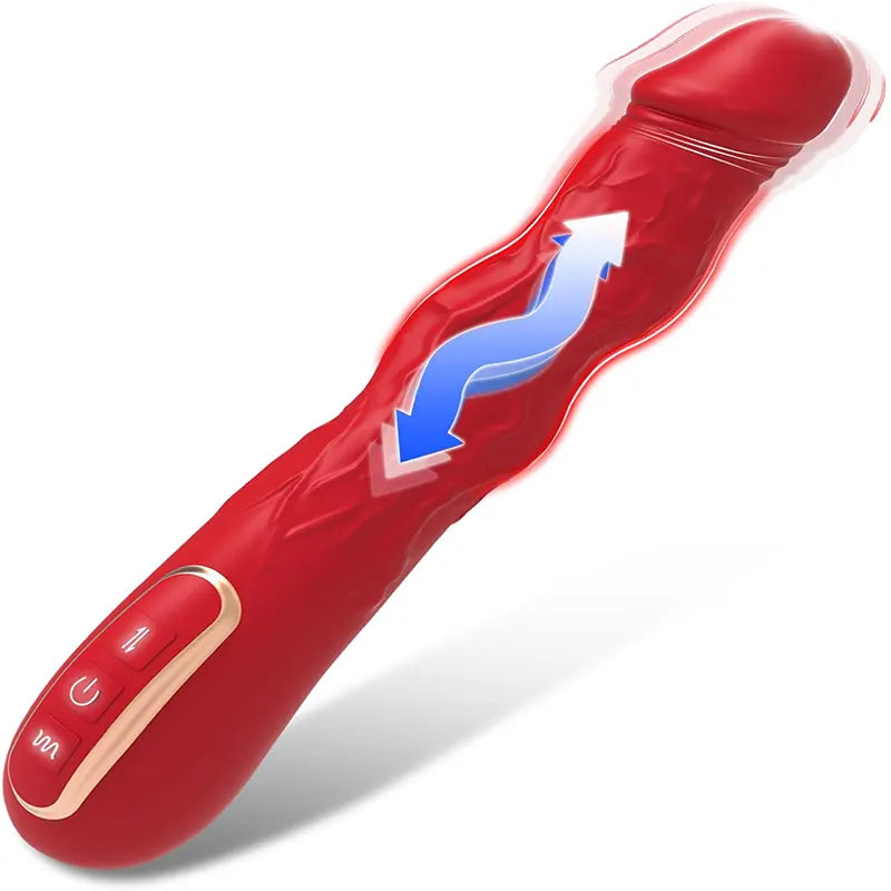 Realistic Wriggle Vibrator with Dual Pleasure