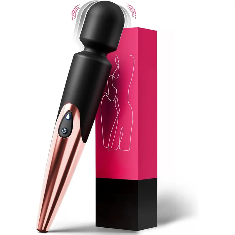 Rose Gold Female Wand Vibrator