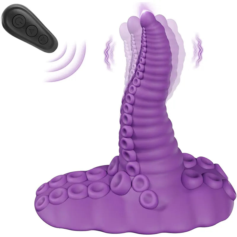 Dragon Tentacle Vibrator with Suction Base