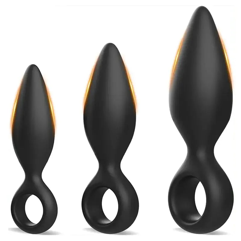Soft Silicone Anal Training Plugs