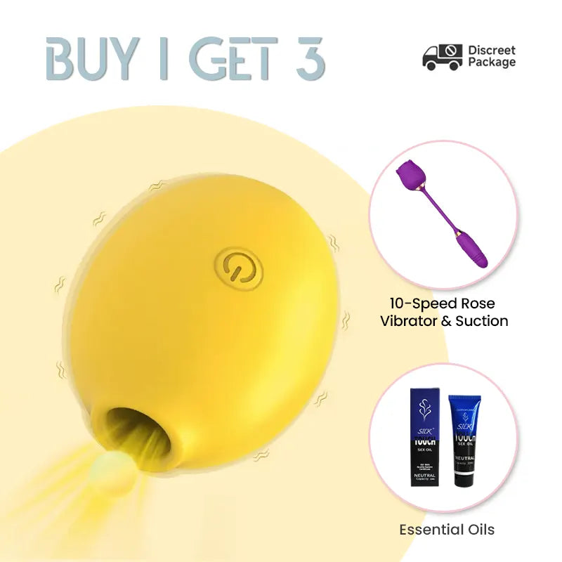 Little Lemon Suction Vibrator