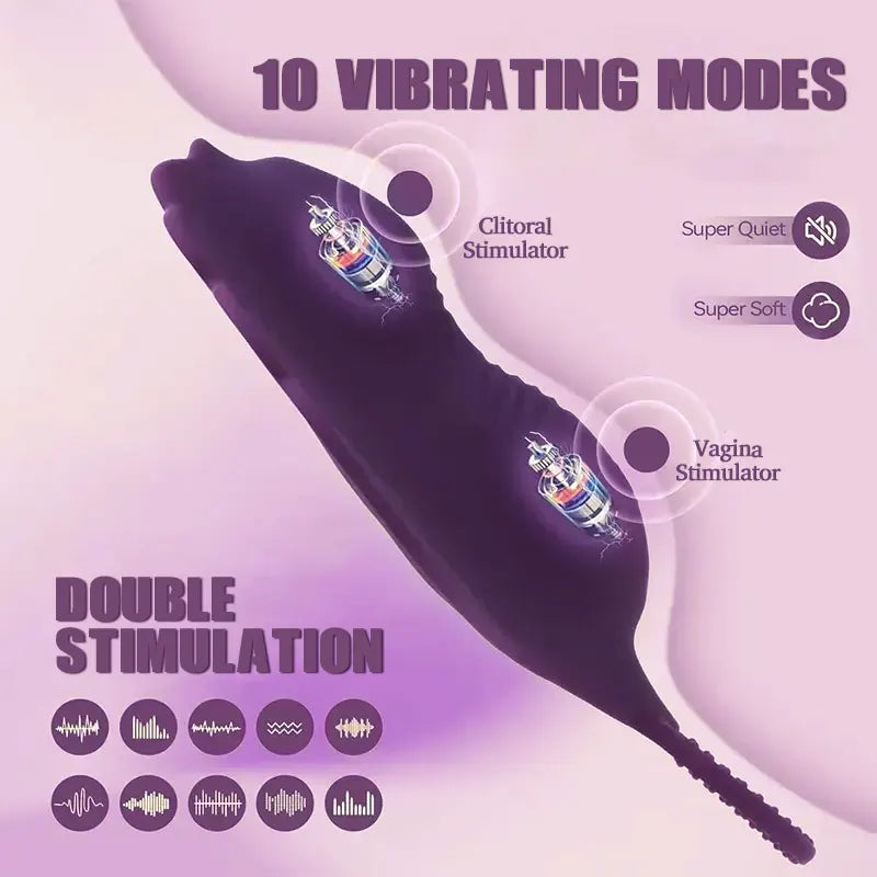 Shell-Shaped Remote Vibrator Cushion