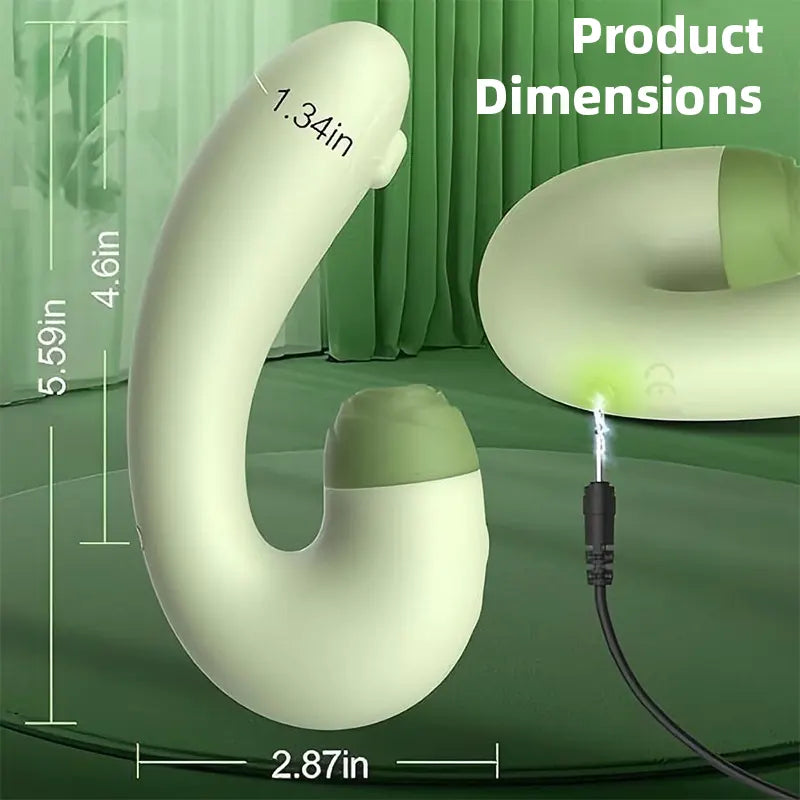 Green Suction Vibrator with Vibration