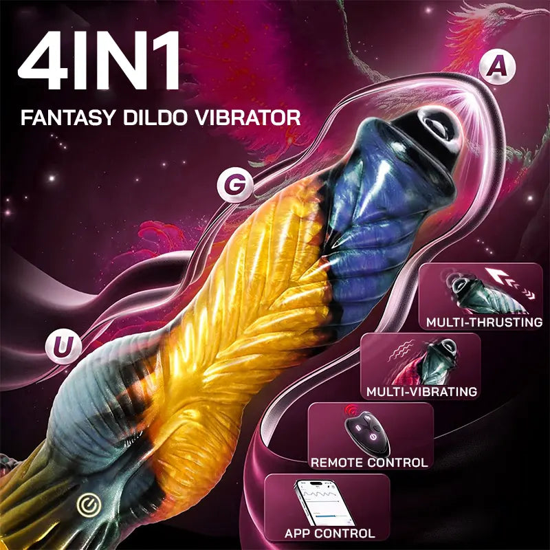 Phoenix Fantasy Thrusting Dildo