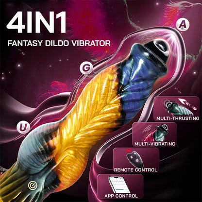 Phoenix Fantasy Thrusting Dildo
