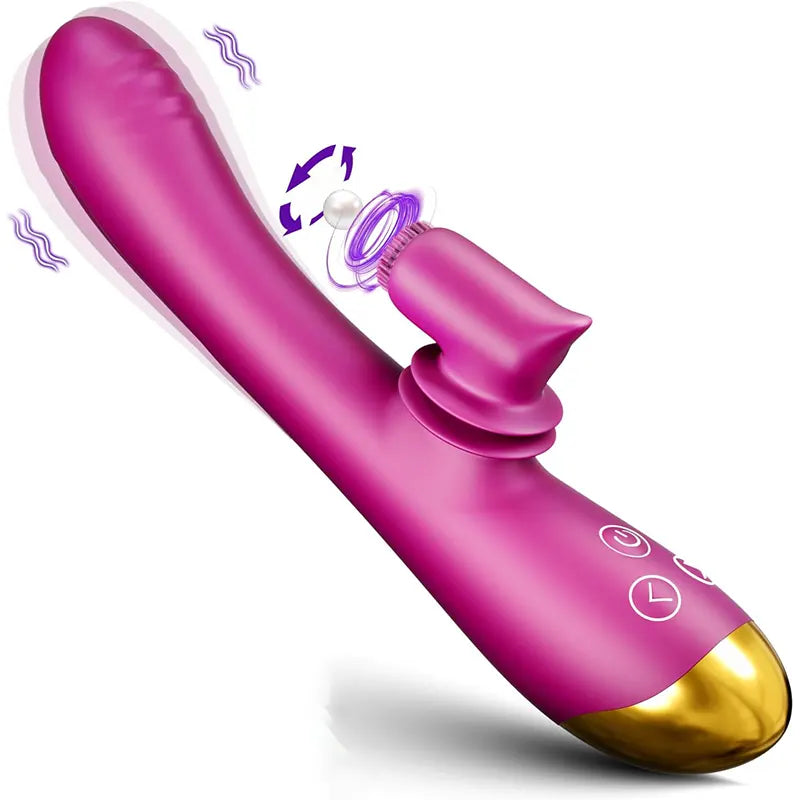 Brush Stimulation 2-in-1 G-spot Vibrator