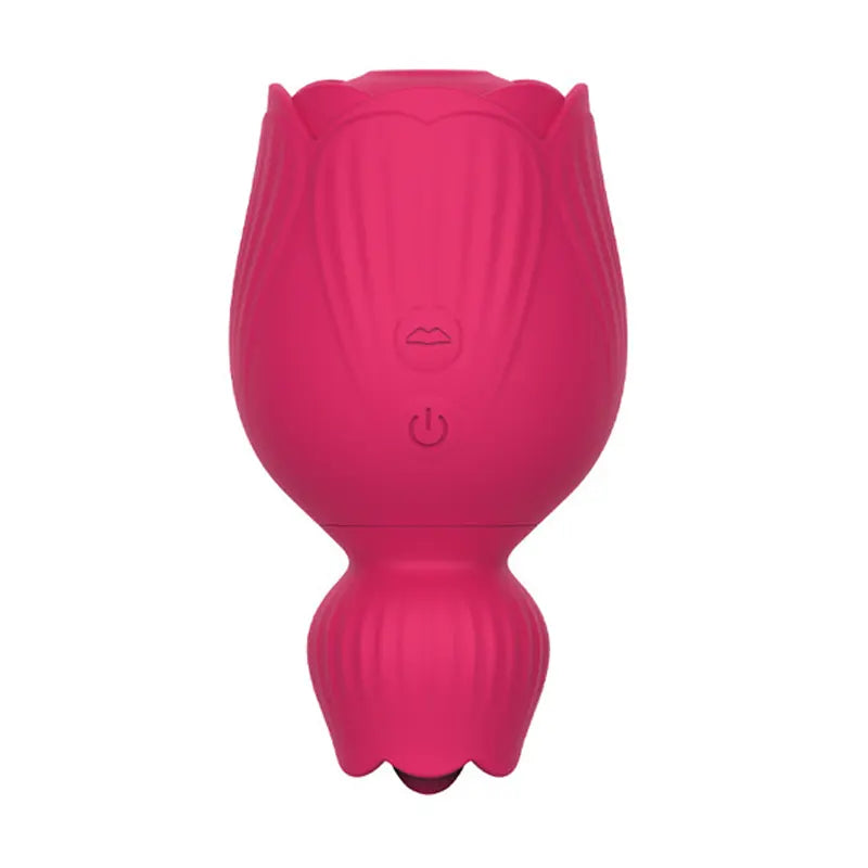 2-in-1 Rose Suction Vibrator