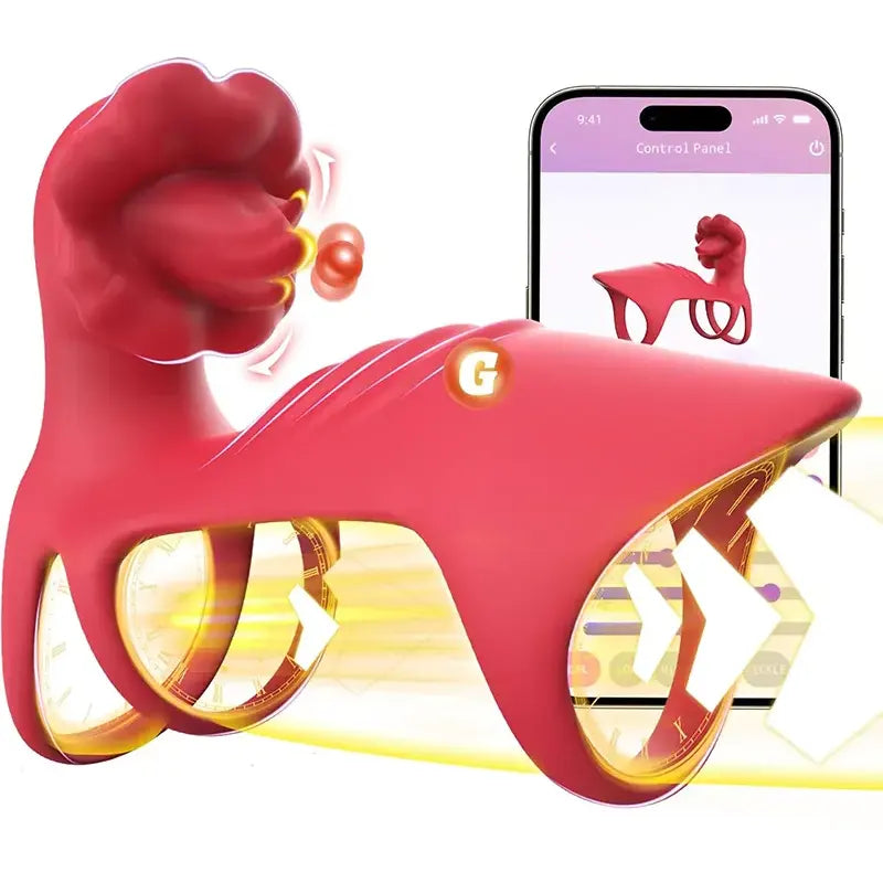 App-Controlled Triple Cock Ring Sleeve