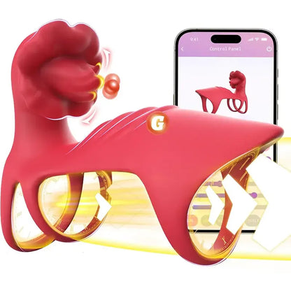 App-Controlled Triple Cock Ring Sleeve