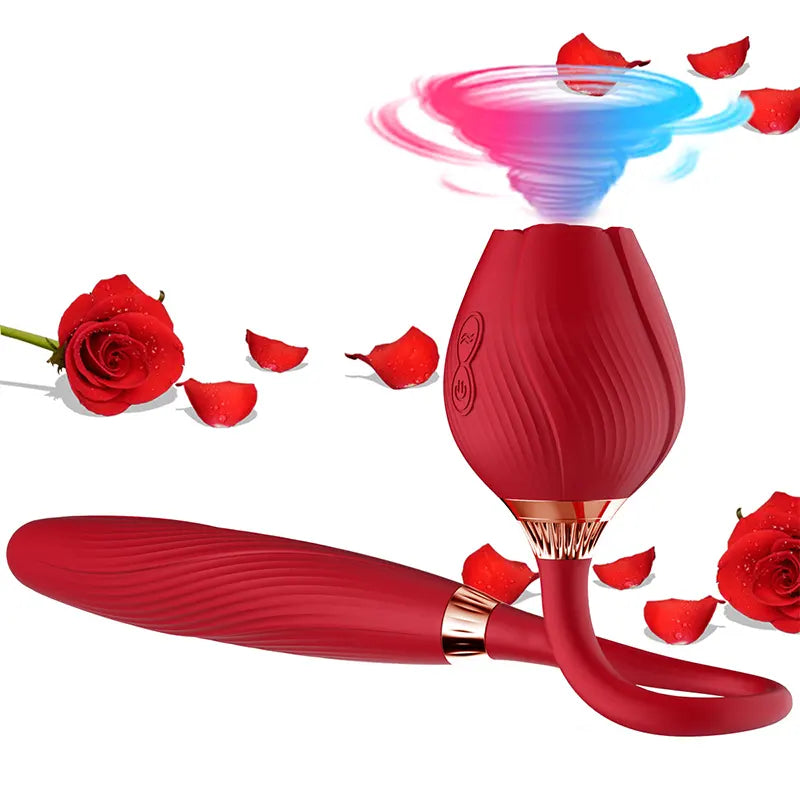 Rose Auto Thrust Clitoral Stimulator