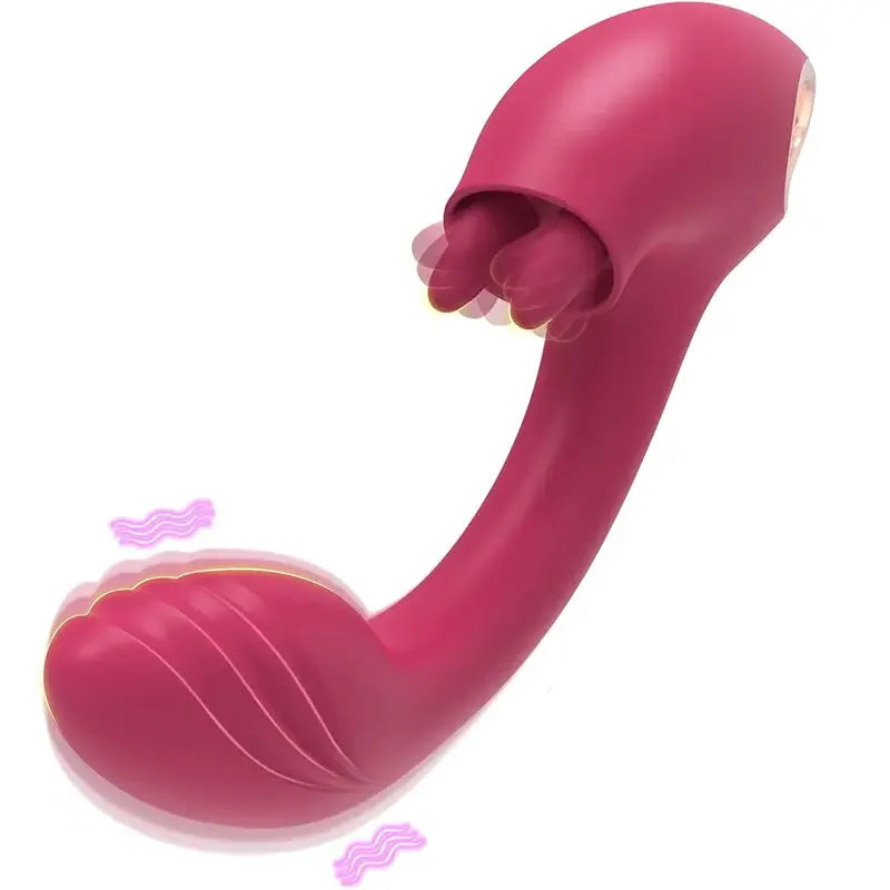 G-Spot and Clit Licking Vibrator