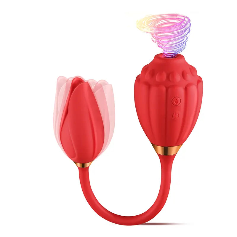 Rose Suck &amp; Vibe Pleasure Toy