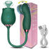 Rose Vibrator with Dildo & Suction