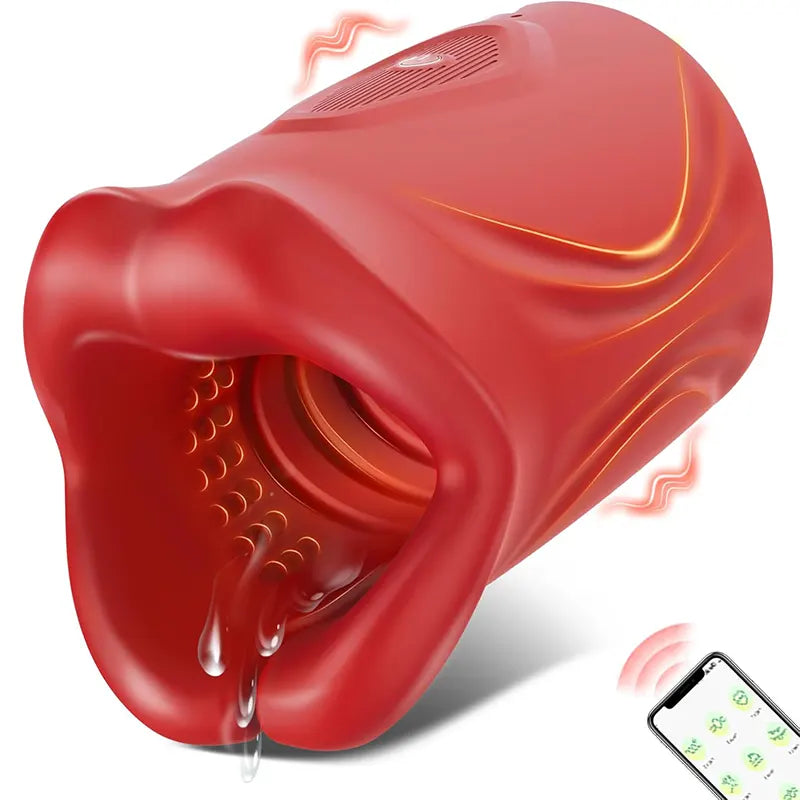 Rose Mouth Penis Vibrator