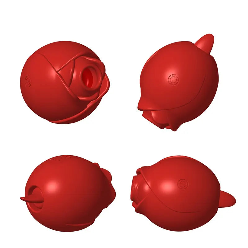 Rose Sucking Tongue Stimulator