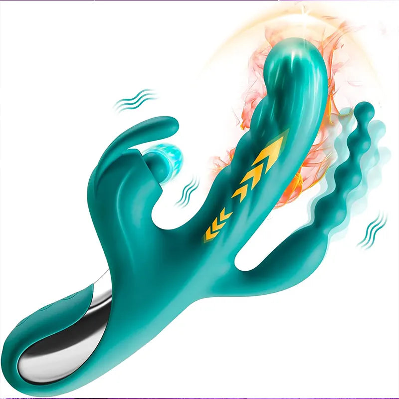 Clitoral G-spot Insertion Dildo Anal Massage Beads