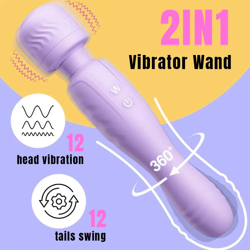Purple Magic Wand Vibrator
