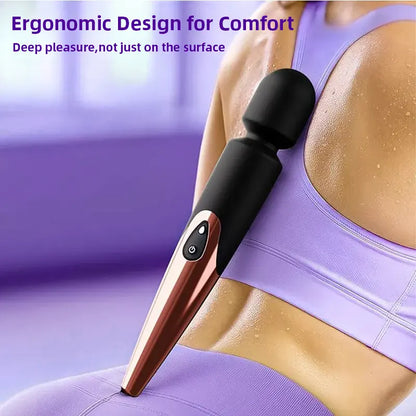 Rose Gold Female Wand Vibrator