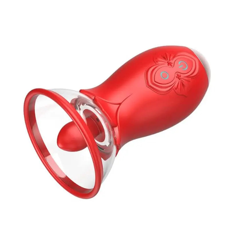 Rose Tongue & Suction Pleasure Vibrator