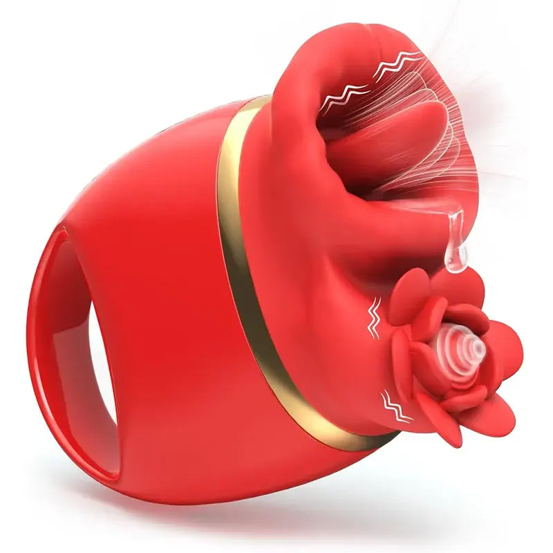 Rose Lick Tongue Handheld Vibrator