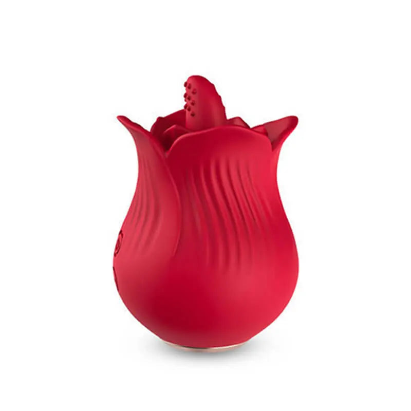 Rose Tongue Licker Pleasure Vibrator