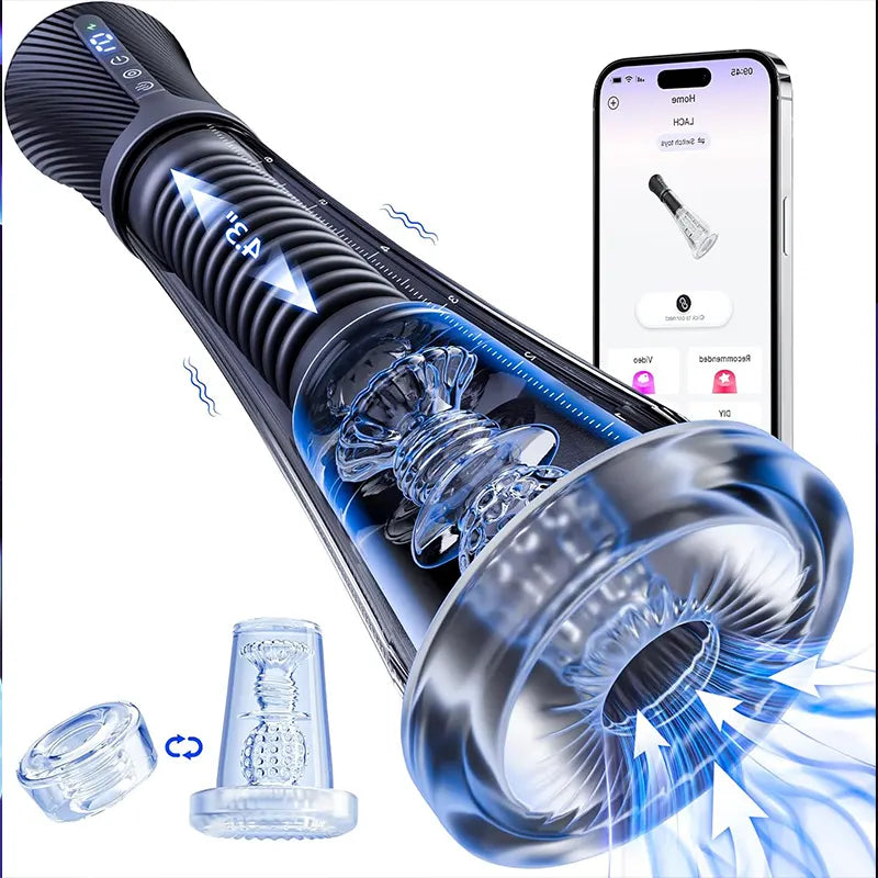 App-Controlled Penis Pump Masturbator