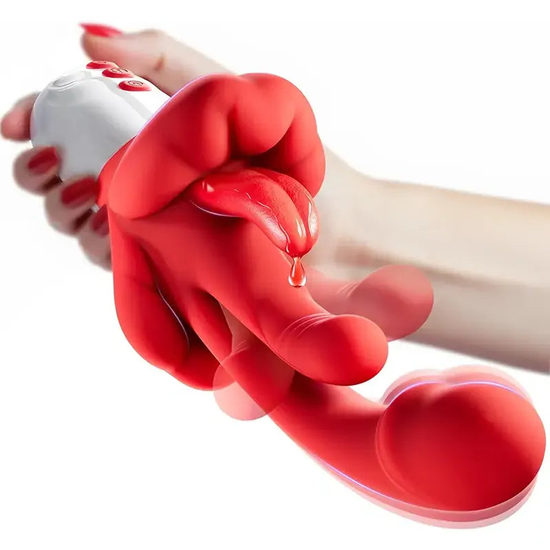 Heated Rose Toy with Licking Motion