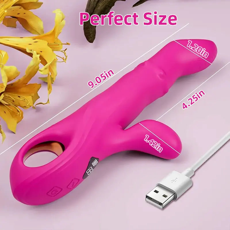 Sliding G-Spot Vibrator with Beads