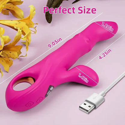 Sliding G-Spot Vibrator with Beads