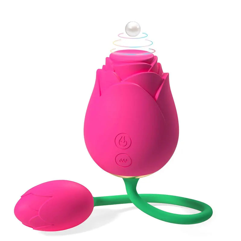 Blooming Rose Vibrator - 10 Modes