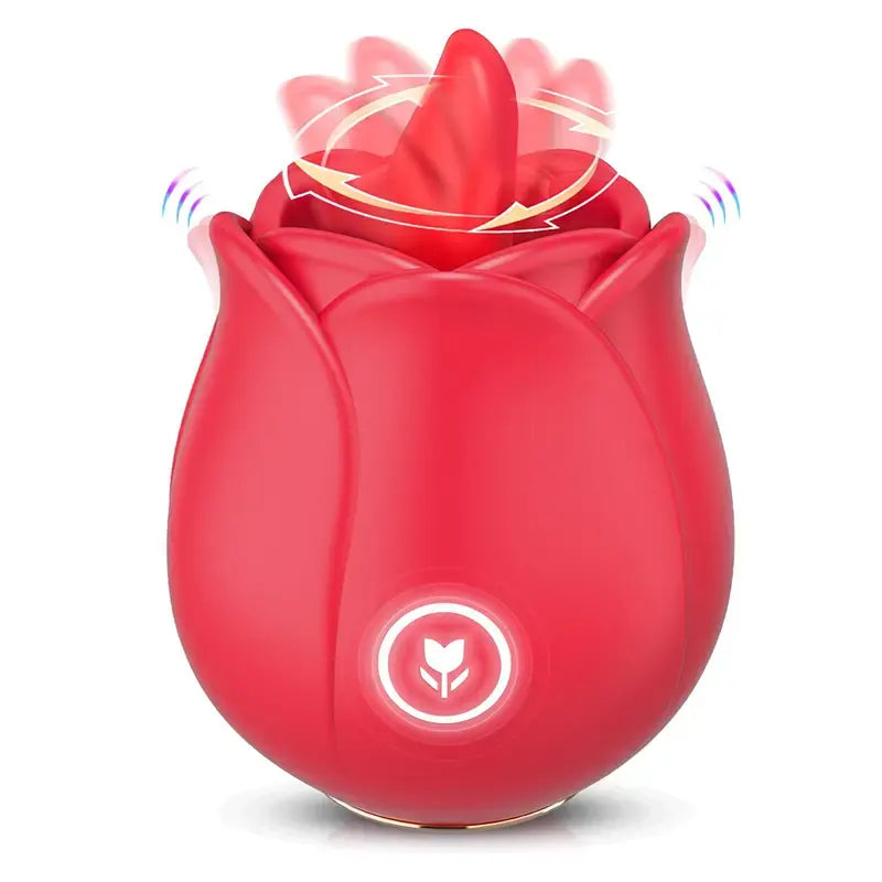 Rose Vibrating Tongue Masturbator