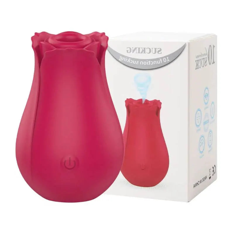 Rose Sucking Vibrator with 10 Speeds