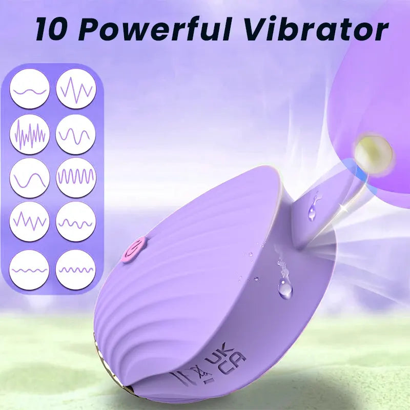 Scallop Tongue Clit Vibrator for Women