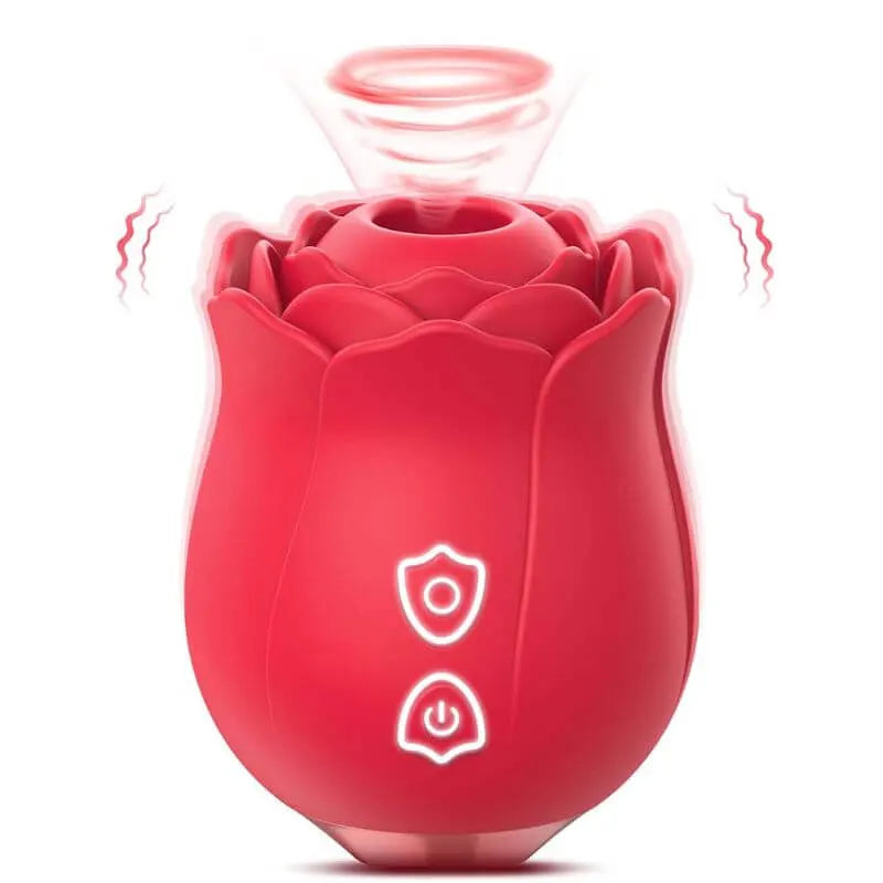 Rose Petal Vibrator - 10 Sucking Modes