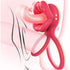 Tongue-Licking Vibrating Cock Ring