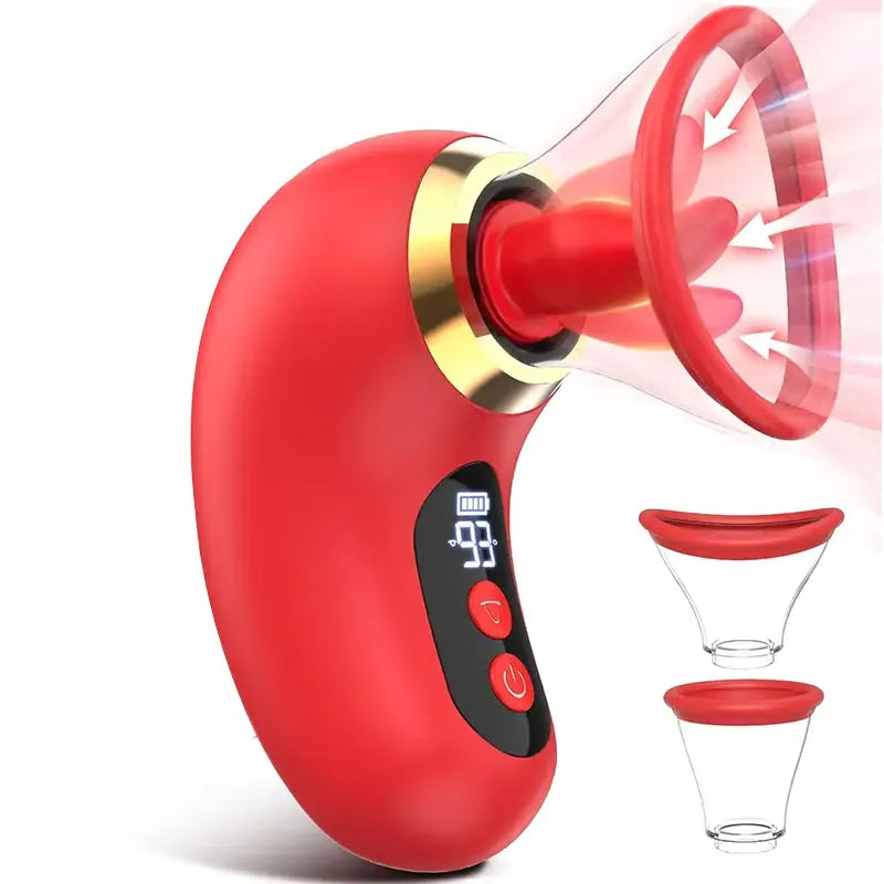 App Controlled Clitoral Nipple Licking Stimulator