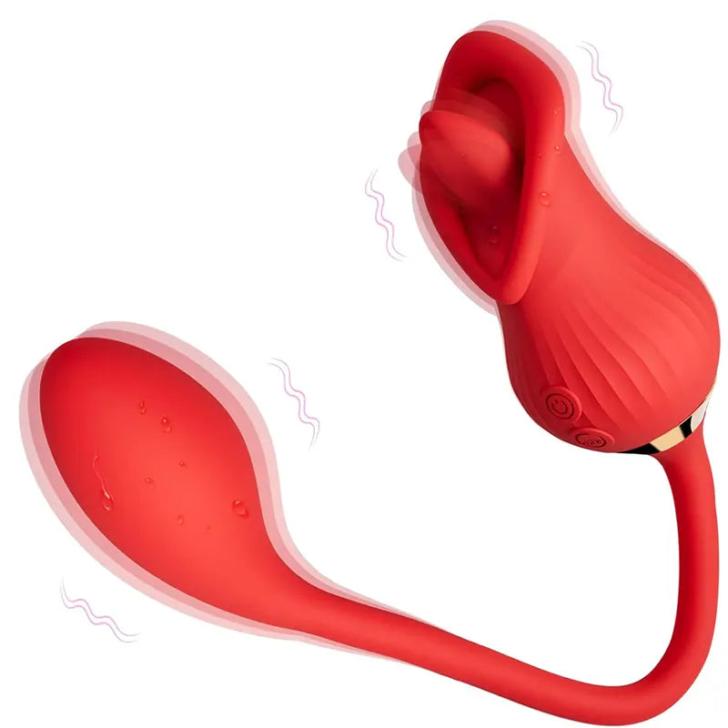 Tongue and Bullet Dual Vibrator